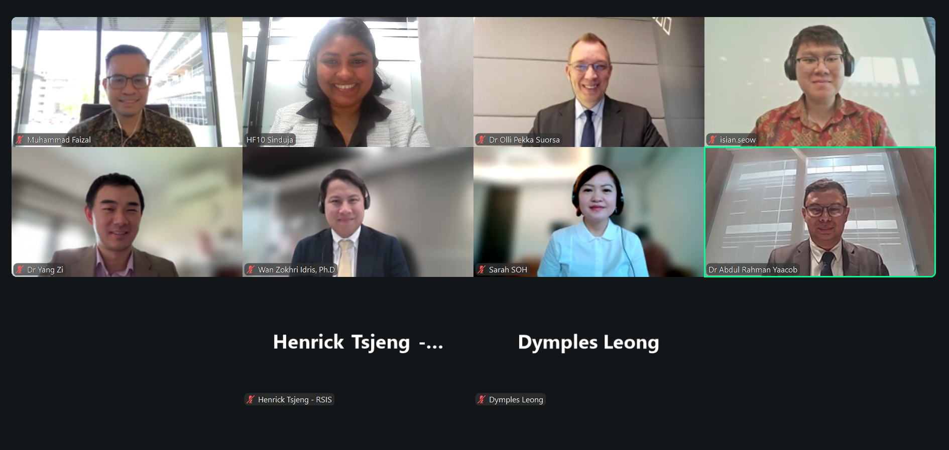 RSDI Convenes Joint Roundtable with RSIS on “Total Defence – Kinetic and Non-Kinetic Warfare”